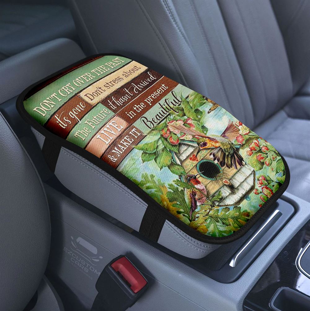 Dog Memorial Car Center Console Cover, Take My Hand Jesus, Pet Loss Gifts