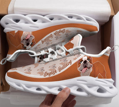 English Bulldog Max Soul Shoes - Gift For Dog lover