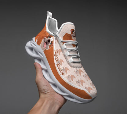 English Bulldog Max Soul Shoes - Gift For Dog lover