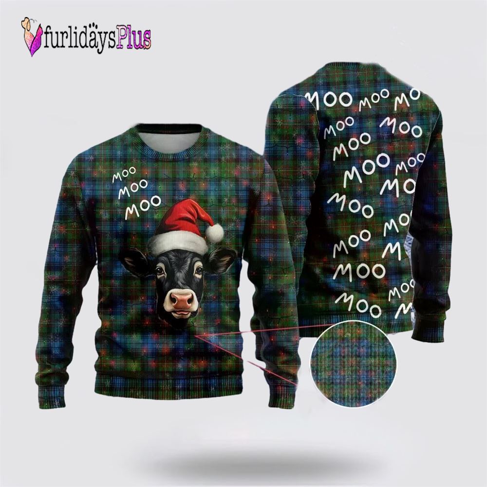 Funny Angus Cow Christmas Ugly Christmas Sweaters For Men Women, Christmas Gift, Christmas Winter Fashion, Farmers Sweater