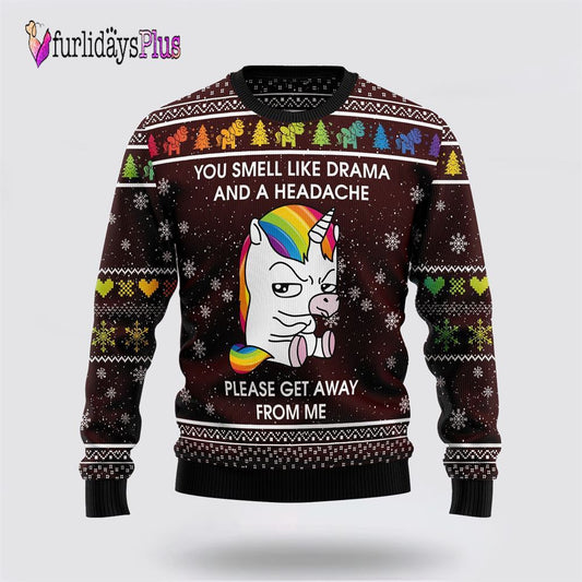 Funny Unicorn Ugly Christmas Sweater, Best Gift For Christmas