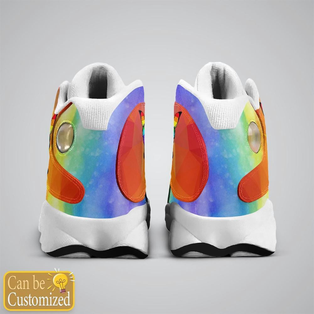 God Accept You Lgbt Jesus Custom Name Jd13 Shoes, Jesus Christ Shoes