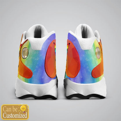 God Accept You Lgbt Jesus Custom Name Jd13 Shoes, Jesus Christ Shoes