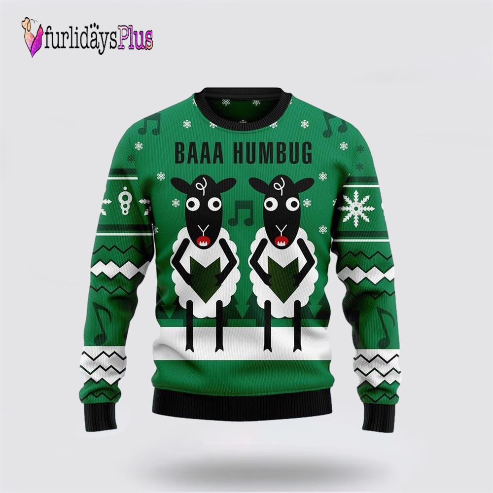 Humbug Ugly Christmas Sweater, Sweater Gifts For Pet Lover