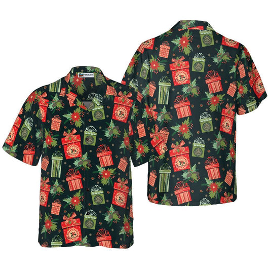 Hyperfavor Christmas Hawaiian Shirts, Xmas Hawaiian Shirts