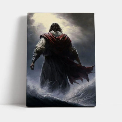 Jesus Calms The Storm Canvas Pictures - Christian Wall Art - Jesus Canvas Art