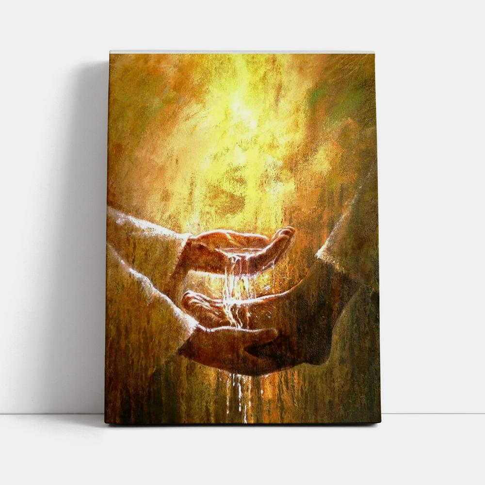 Jesus Christ Washing The Foot Of Disciples Canvas Prints - Jesus Christ Canvas Art - Christian Wall Decor