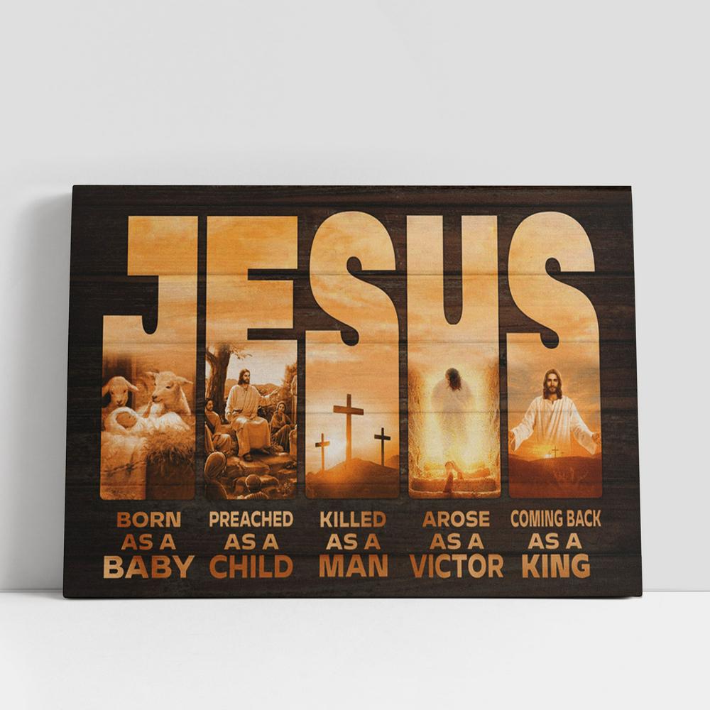 Jesus Coming Back As A King Large Canvas, Christian Gifts Canvas Prints, Religious Canvas Art