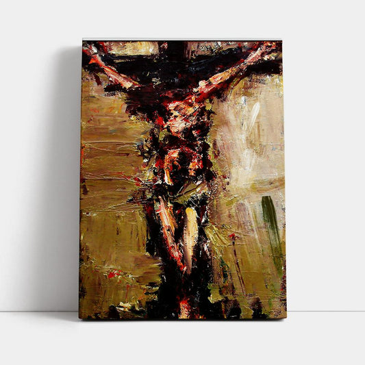 Jesus Died On Cross Canvas Prints - Jesus Christ Canvas Art - Christian Wall Decor