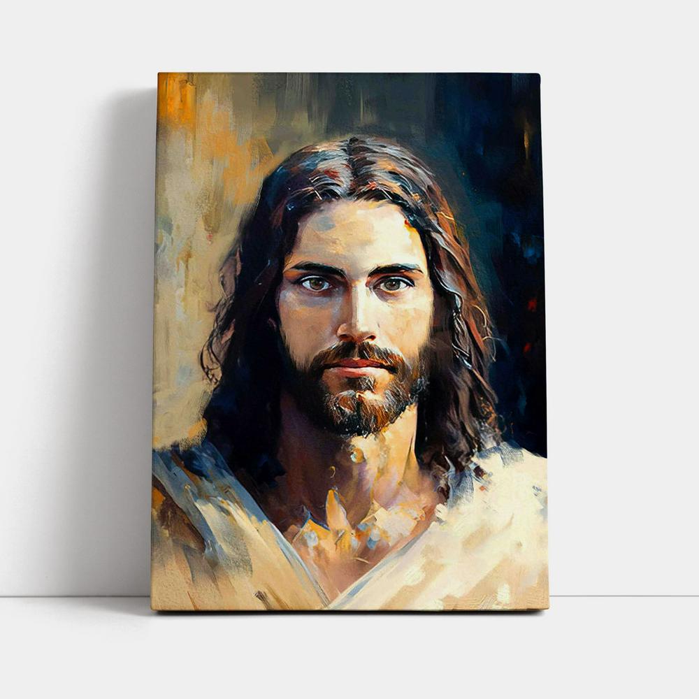 Jesus Face Canvas Pictures - Jesus Art Prints - Jesus Art - Christian Home Decor