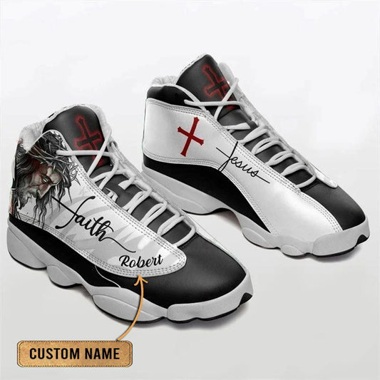 Jesus Faith Basic Custom Name Jd13 Shoes, Jesus Christ Shoes