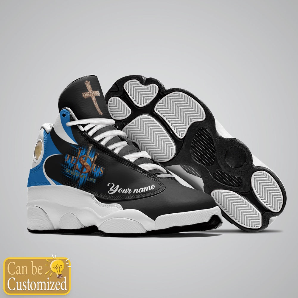Jesus Faith Over Fear Saved My Life Custom Name Jd13 Shoes, Jesus Christ Shoes