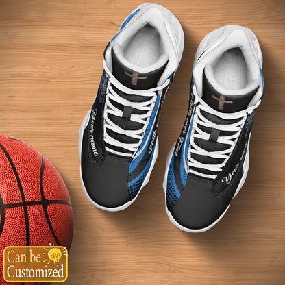 Jesus Faith Over Fear Saved My Life Custom Name Jd13 Shoes, Jesus Christ Shoes