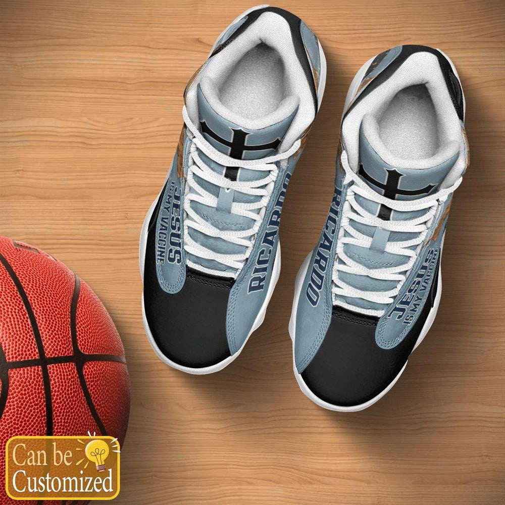 Jesus Is My Vaccine Custom Name Jd13 Shoes, Jesus Christ Shoes