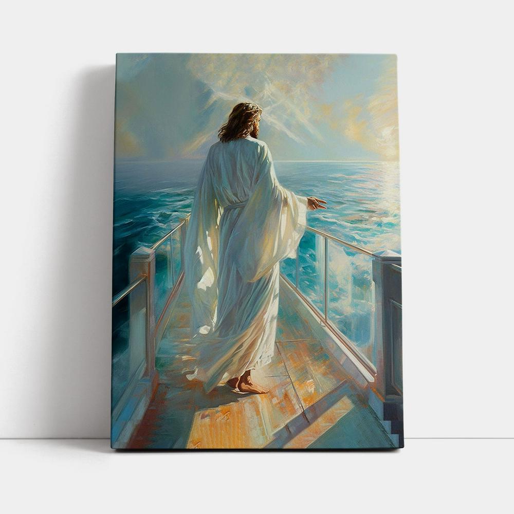 Jesus Oil Painting Canvas Prints - Jesus Canvas Art - Jesus Wall Art Home Decor