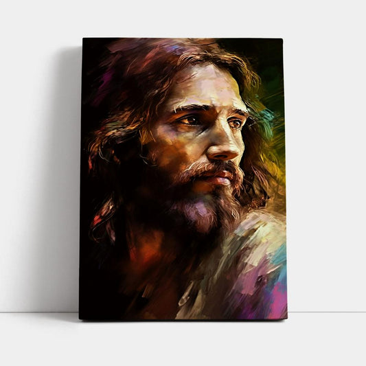 Jesus Painting Canvas Prints - Jesus Canvas Art - Jesus Wall Art Home Decor