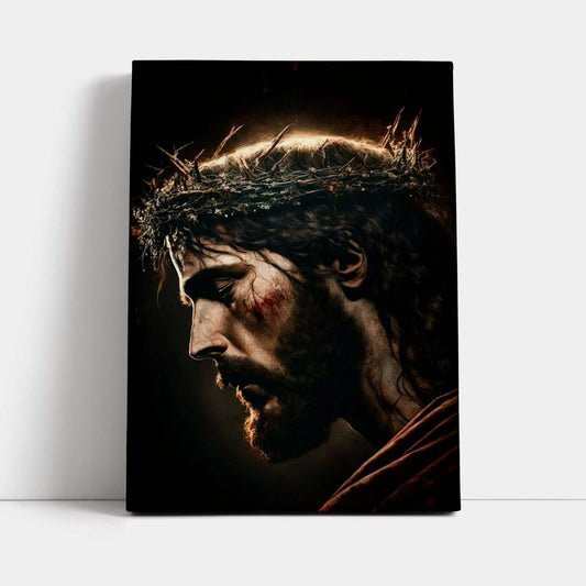 Jesus Portrait Canvas Prints - Jesus Canvas Art - Jesus Wall Art Home Decor 1