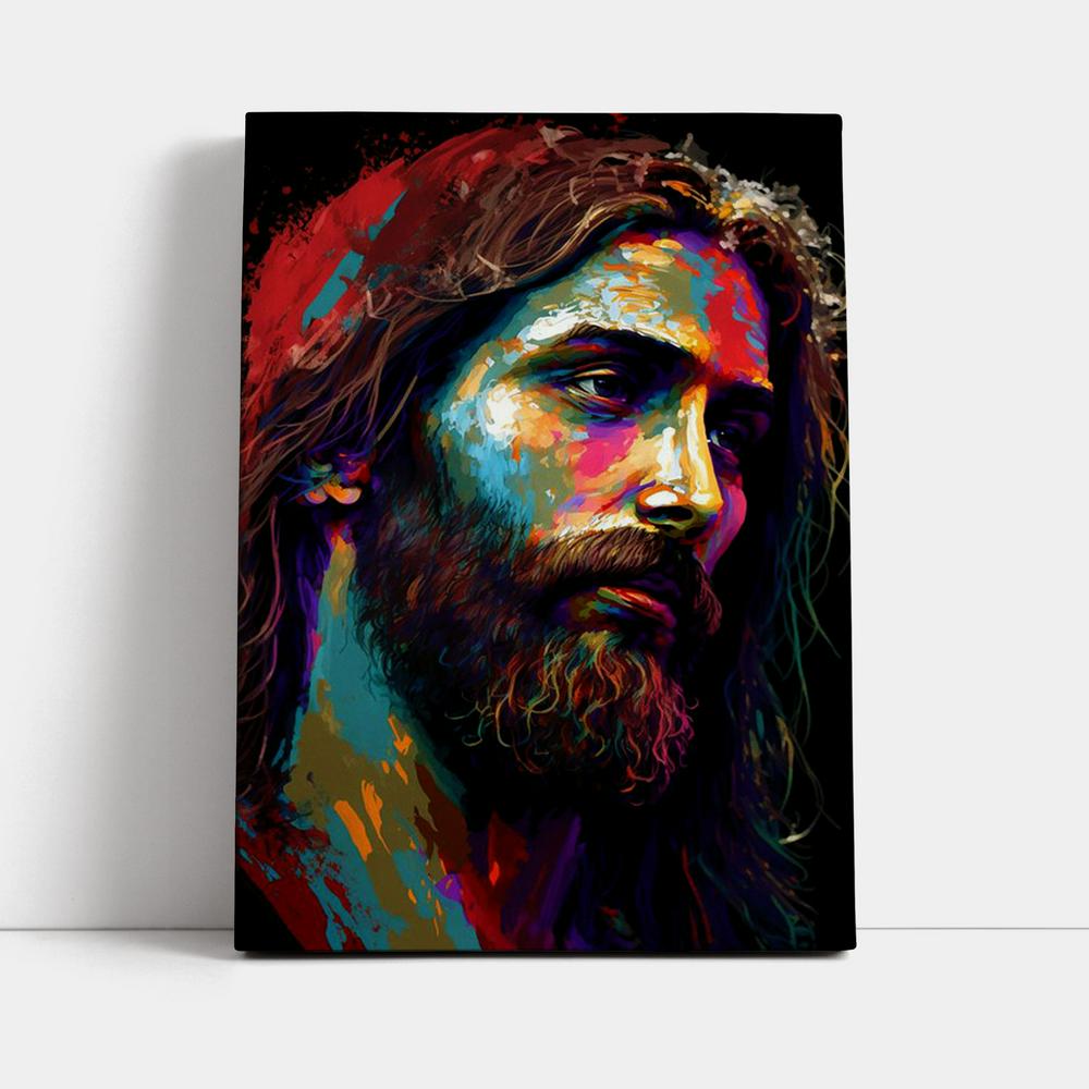 Jesus Portrait Canvas Prints - Jesus Canvas Art - Jesus Wall Art Home Decor 2