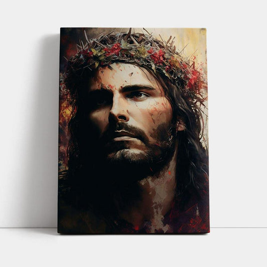 Jesus Portrait Canvas Prints - Jesus Canvas Art - Jesus Wall Art Home Decor 3