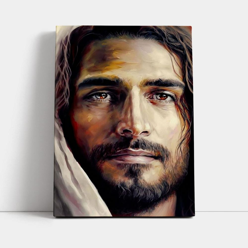 Jesus Portrait Canvas Prints - Jesus Canvas Art - Jesus Wall Art Home Decor 4