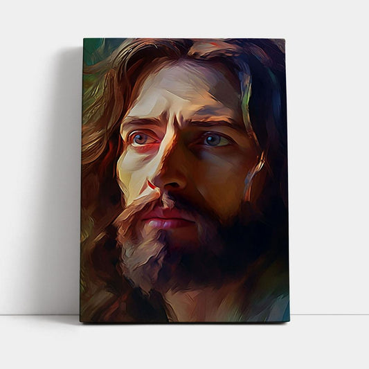 Jesus Portrait Canvas Prints - Jesus Canvas Art - Jesus Wall Art Home Decor