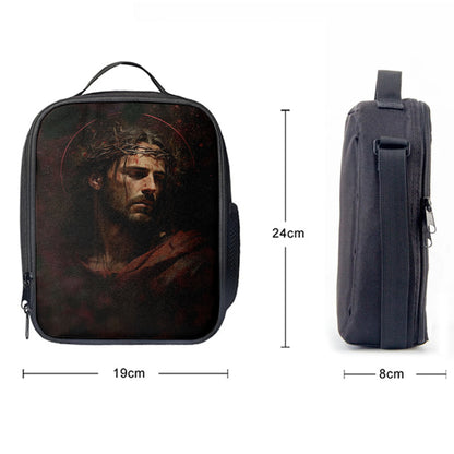 Jesus Portrait Lunch Bag, Christian Lunchbag, Jesus Lunch Bag