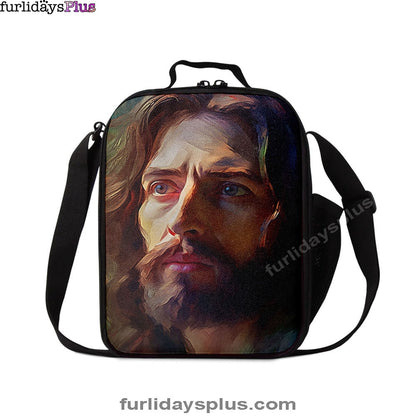 Jesus Portrait Lunchbag, Jesus Lunch Bag, Christian Lunch Bag