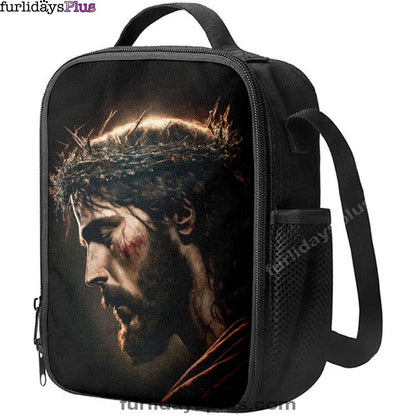 Jesus Portrait Lunchbag, Jesus Lunch Bag, Christian Lunchbag