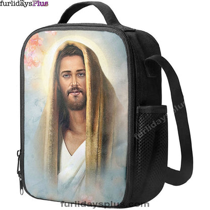 Jesus Portrait Lunchbag, Jesus Lunch Bag, Jesus Art, Christian Lunchbag
