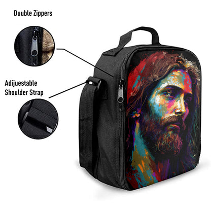 Jesus Portrait Lunchbag, Jesus Lunch Bag, Lunch Bags For Adults