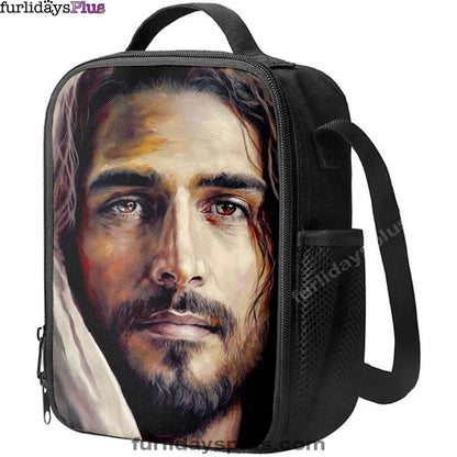 Jesus Portrait Lunchbags, Jesus Lunch Bag, Christian Lunch Bag