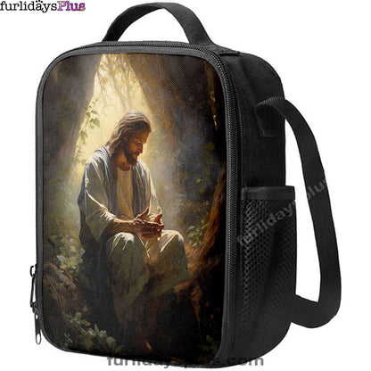 Jesus Praying In The Garden Lunchbag, Jesus Lunch Bag, Christian Lunch Bag