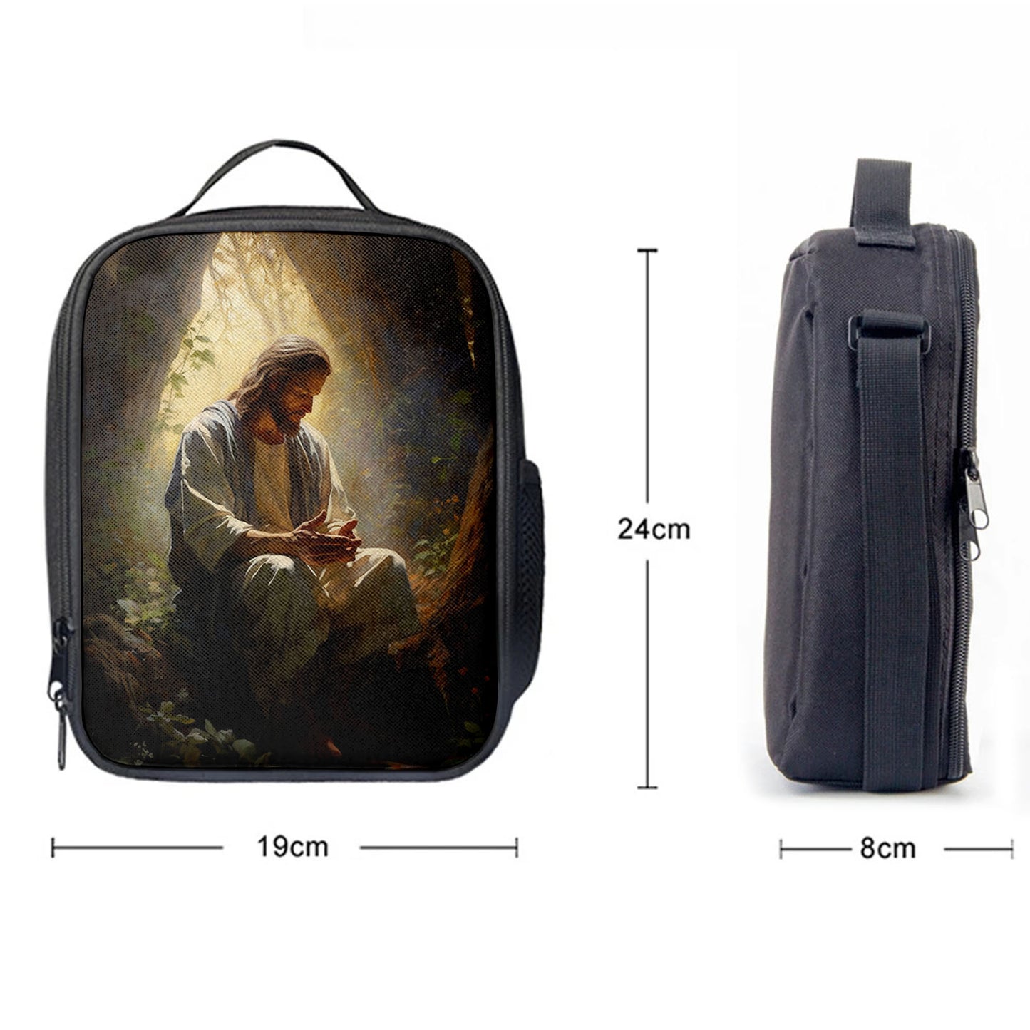 Jesus Praying In The Garden Lunchbag, Jesus Lunch Bag, Christian Lunch Bag