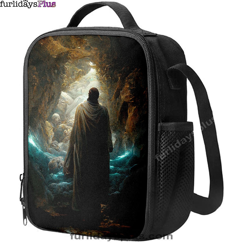 Jesus Rises From The Dead Lunch Bag, Christian Lunchbag, Jesus Lunch Bag