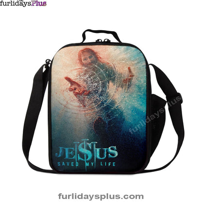 Jesus Saved My Life Hand Of God Christ Lunchbag, Jesus Christ Lunch Bag, Christian Lunch Bag