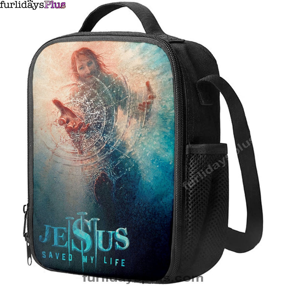 Jesus Saved My Life Hand Of God Christ Lunchbag, Jesus Christ Lunch Bag, Christian Lunch Bag