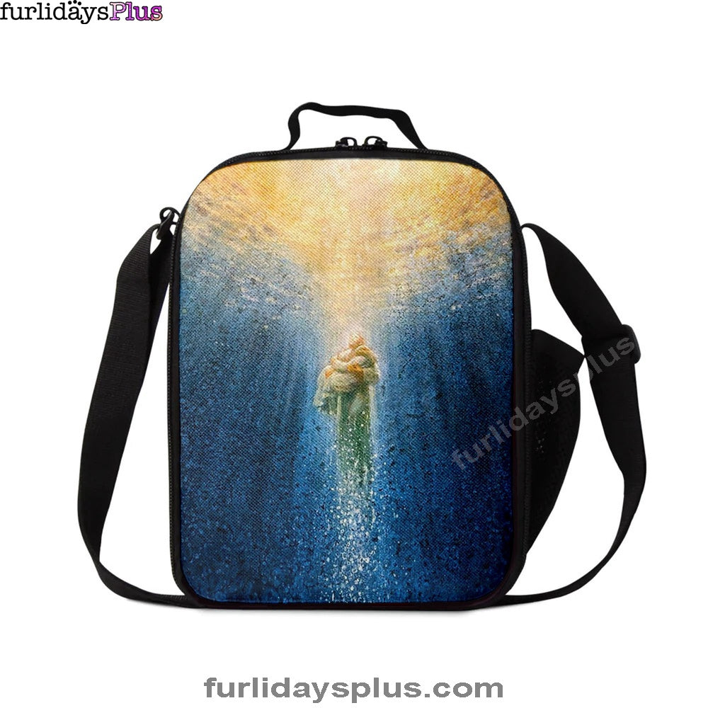 Jesus Saving Me Beach Water Lunchbag, Jesus Christ Lunch Bag, Christian Lunch Bag