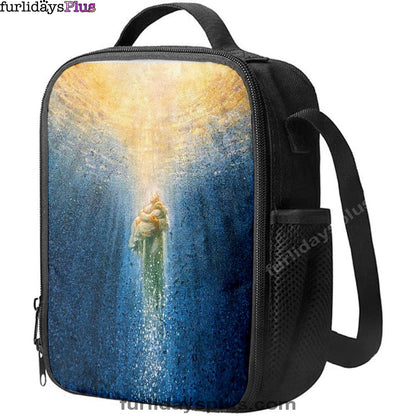 Jesus Saving Me Beach Water Lunchbag, Jesus Christ Lunch Bag, Christian Lunch Bag