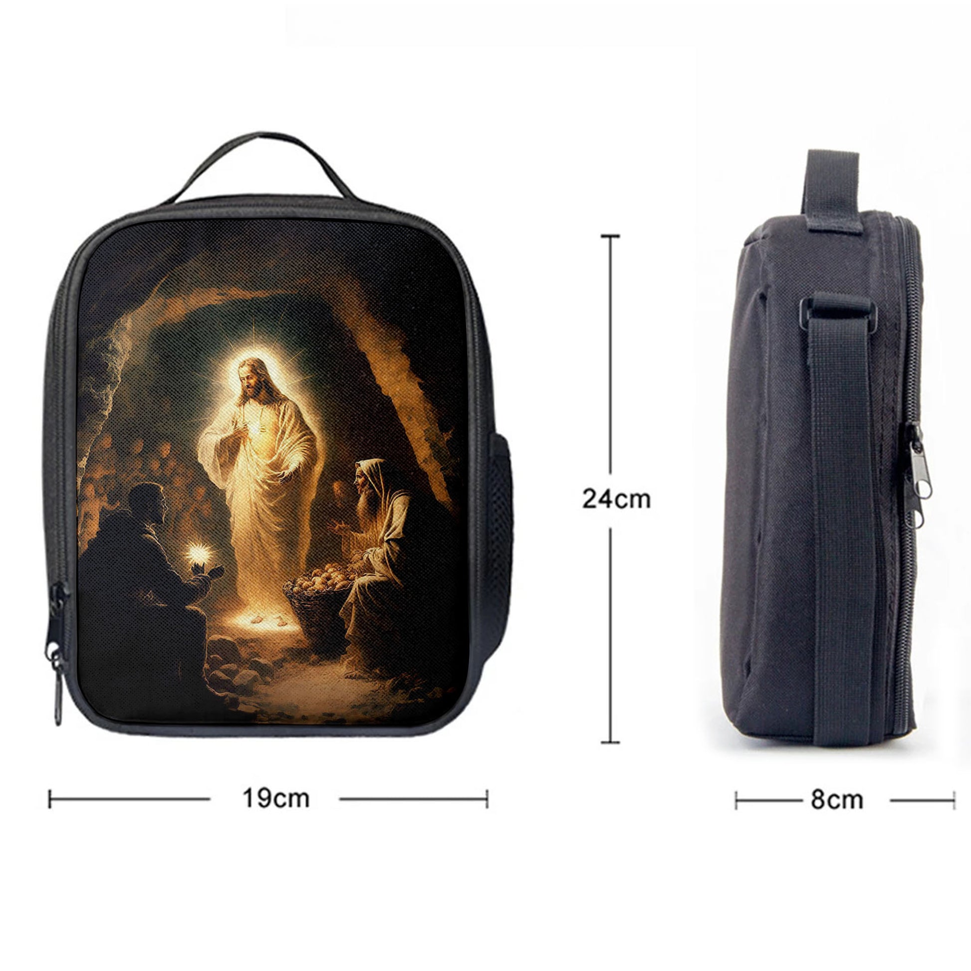 Jesus Spiritual Lunchbag, Religious Lunch Bag, Christian Lunch Bag