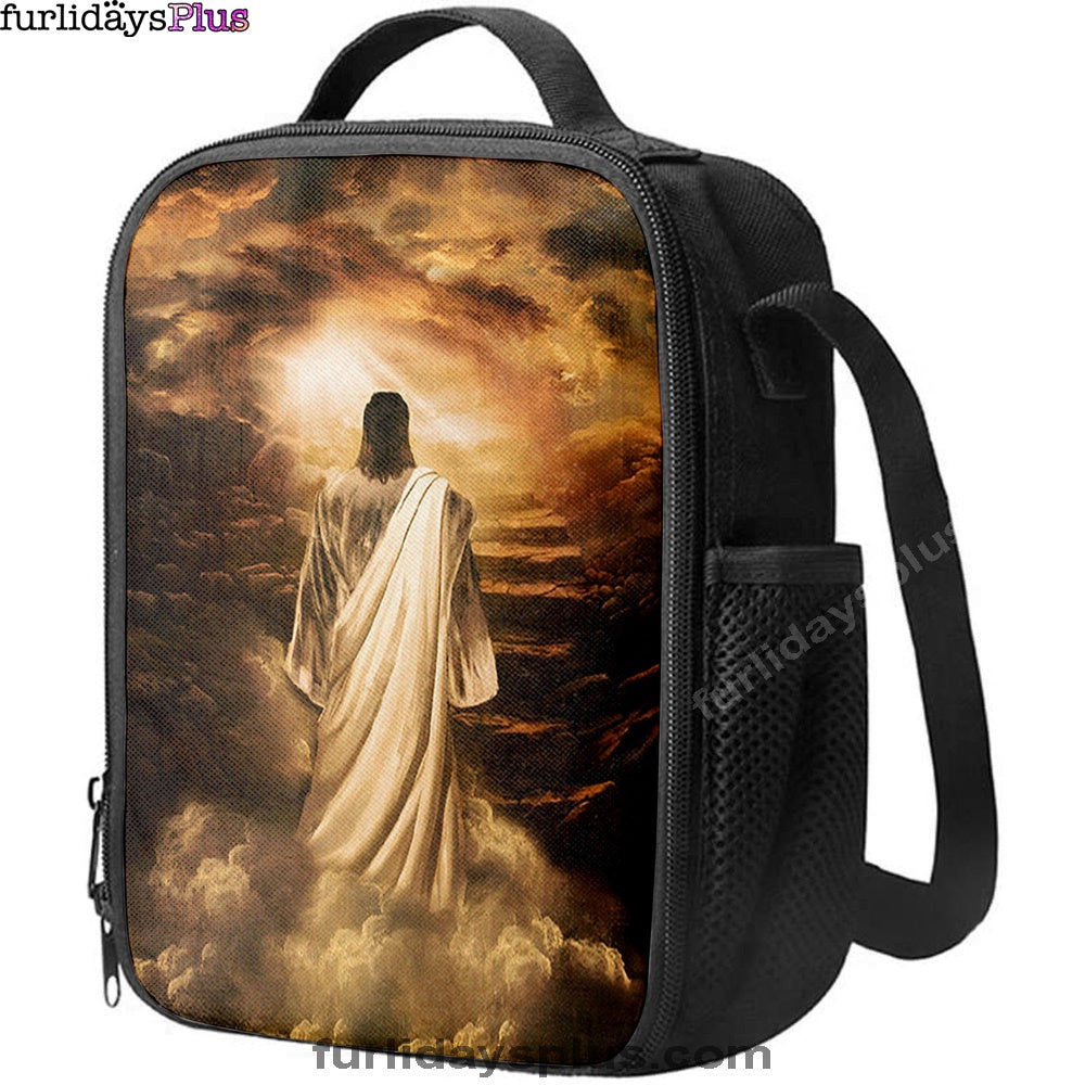 Jesus Stairway To Heaven Lunchbag, Jesus Portrait Lunchbag, Christian Lunchbag