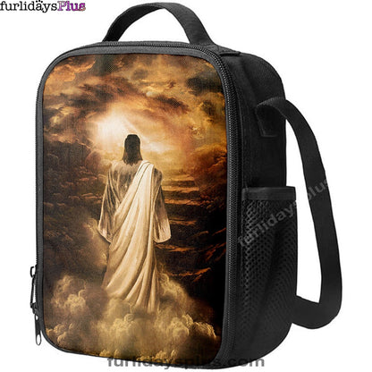 Jesus Stairway To Heaven Lunchbag, Jesus Portrait Lunchbag, Christian Lunchbag