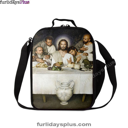 Jesus The Last Supper Lunch Bag, Jesus Lunch Bag, Jesus Art, Christian Lunchbag