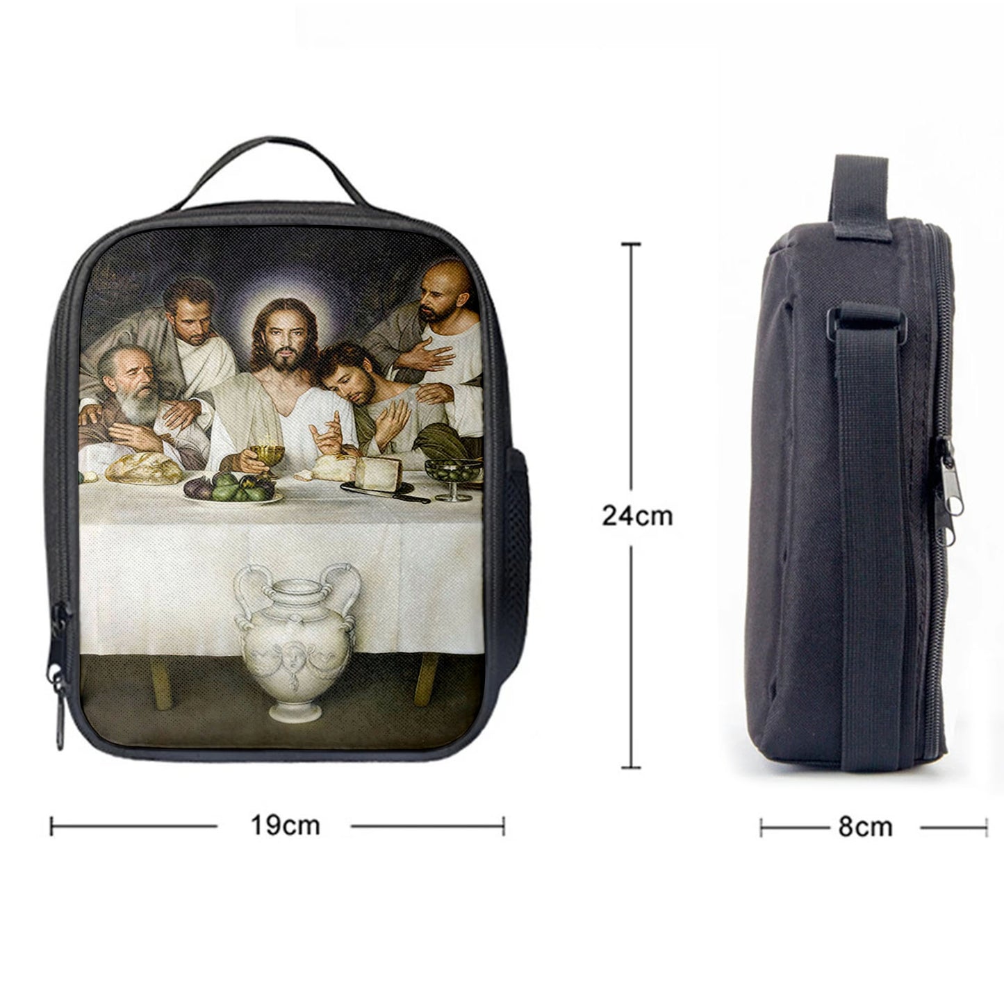 Jesus The Last Supper Lunch Bag, Jesus Lunch Bag, Jesus Art, Christian Lunchbag
