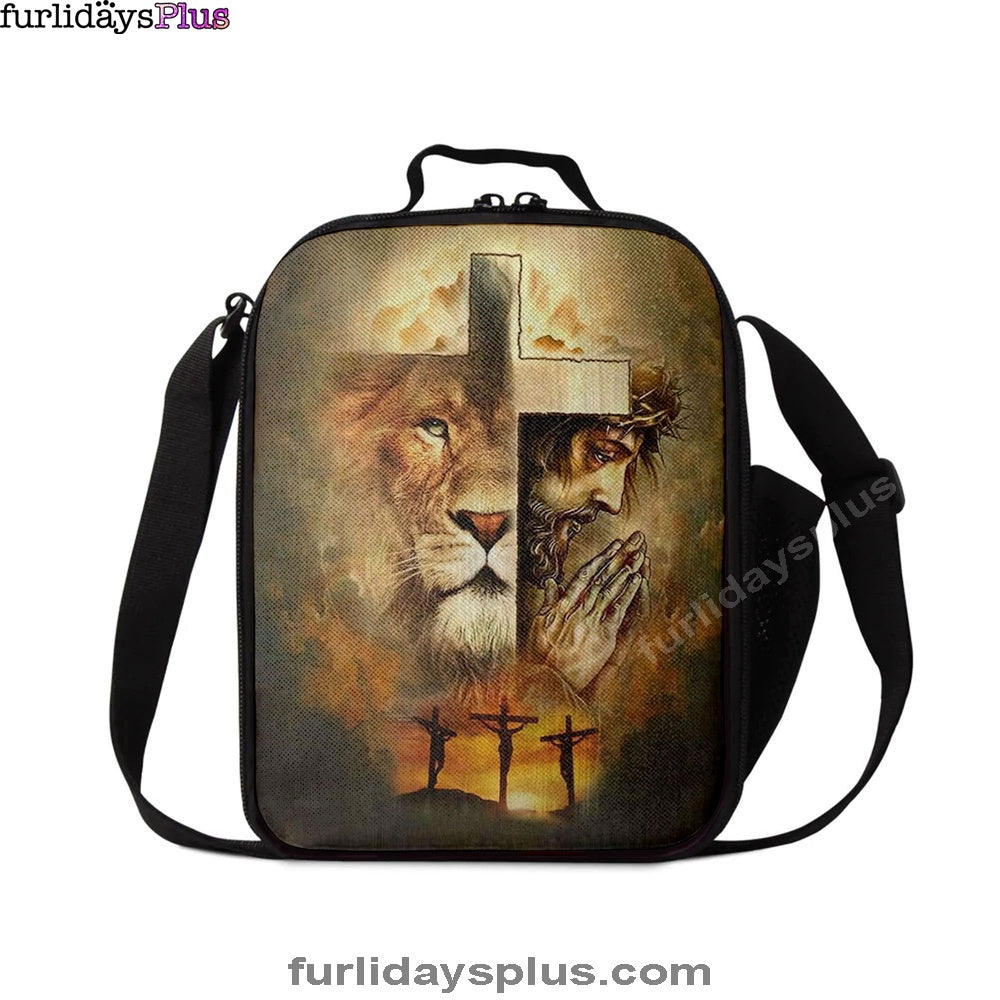 Jesus The Lion Of Judah Lunchbag, Bible Verse Lunch Bag, Scripture Lunchbag