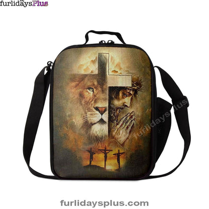 Jesus The Lion Of Judah Lunchbag, Bible Verse Lunch Bag, Scripture Lunchbag