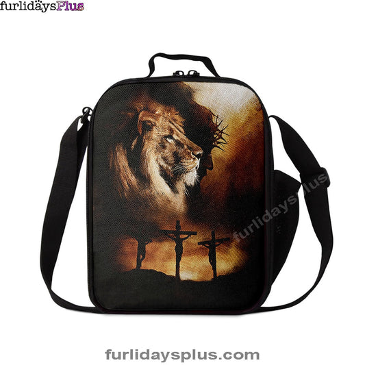 Jesus The Lion Of Judah Lunchbag, Jesus On The Cross Lunchbag, Christian Lunchbag, Religious Lunchbag