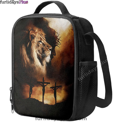 Jesus The Lion Of Judah Lunchbag, Jesus On The Cross Lunchbag, Christian Lunchbag, Religious Lunchbag