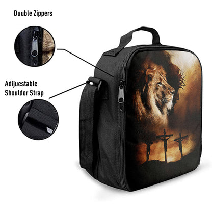 Jesus The Lion Of Judah Lunchbag, Jesus On The Cross Lunchbag, Christian Lunchbag, Religious Lunchbag