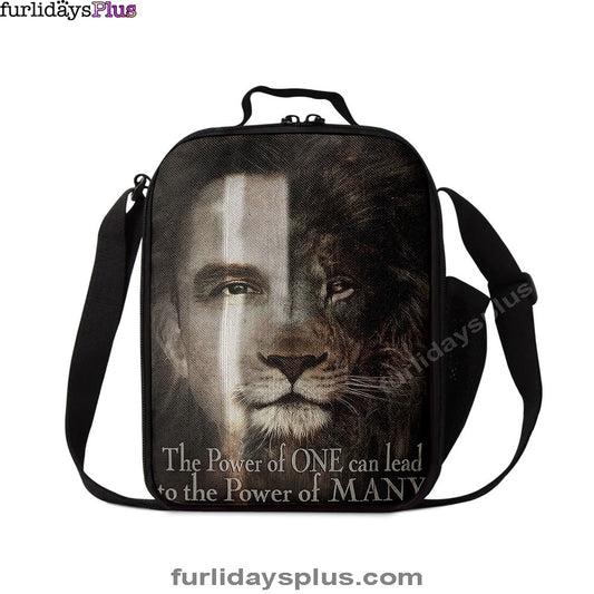 Jesus The Lion Of Judah Lunchbag, The Perfect Combination Lunch Bag, Christian Art, Bible Verse Lunchbag, Religious Lunchbag