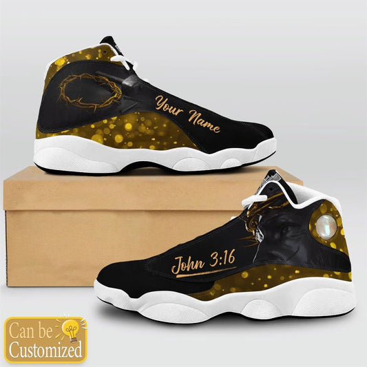 Jesus Twinkel John 316 Custom Name Jd13 Shoes, Jesus Christ Shoes